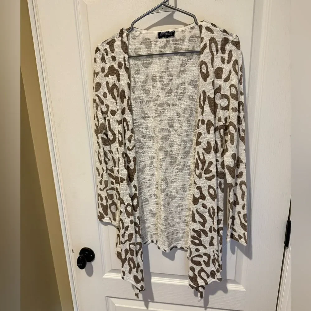 New. Gameday Couture Wild Thing leopard cardigan